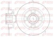6698.20 Brzdový kotouč REMSA