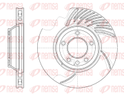 6769.11 REMSA brzdový kotúč 6769.11 REMSA