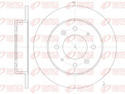 6874.00 Brzdový kotouč REMSA