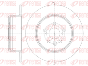 6910.00 REMSA brzdový kotúč 6910.00 REMSA