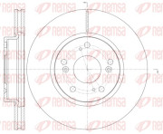 6986.10 Brzdový kotouč REMSA