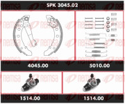 SPK 3045.02 Souprava brzd, bubnova brzda Super Precision Kit REMSA