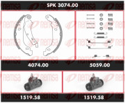 SPK 3074.00 Souprava brzd, bubnova brzda Super Precision Kit REMSA