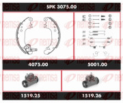 SPK 3075.00 Souprava brzd, bubnova brzda Super Precision Kit REMSA