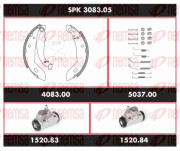 SPK 3083.05 Souprava brzd, bubnova brzda Super Precision Kit REMSA