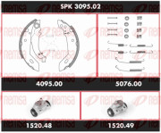 SPK 3095.02 Souprava brzd, bubnova brzda Super Precision Kit REMSA