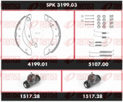 SPK 3199.03 Souprava brzd, bubnova brzda Super Precision Kit REMSA