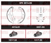 SPK 3416.00 Souprava brzd, bubnova brzda Super Precision Kit REMSA