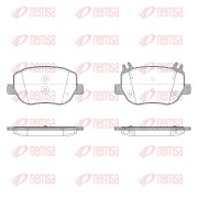 X2020.00 Sada brzdových destiček, kotoučová brzda REMSA