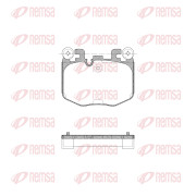 X2040.10 Sada brzdových destiček, kotoučová brzda REMSA