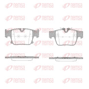 X2047.00 Sada brzdových destiček, kotoučová brzda REMSA