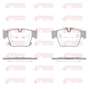 X2049.00 Sada brzdových destiček, kotoučová brzda REMSA