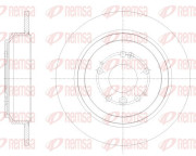 62518.00 Brzdový kotouč REMSA
