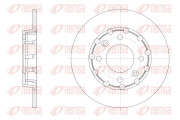 62539.00 Brzdový kotouč REMSA