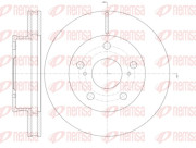 61421.10 Brzdový kotouč REMSA