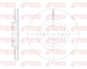 62531.10 Brzdový kotouč REMSA