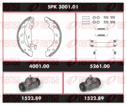 SPK 3001.01 Souprava brzd, bubnova brzda Super Precision Kit REMSA