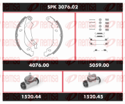 SPK 3076.02 REMSA sada bŕzd, bubnová brzda SPK 3076.02 REMSA