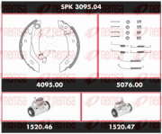 SPK 3095.04 Souprava brzd, bubnova brzda Super Precision Kit REMSA