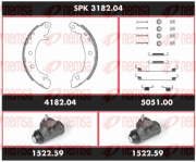 SPK 3182.04 Souprava brzd, bubnova brzda Super Precision Kit REMSA