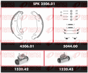 SPK 3506.01 Souprava brzd, bubnova brzda Super Precision Kit REMSA