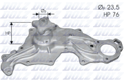 F121 DOLZ vodné čerpadlo, chladenie motora F121 DOLZ