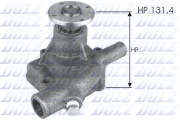 N126 DOLZ vodné čerpadlo, chladenie motora N126 DOLZ