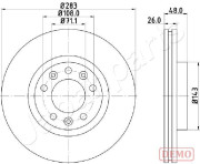 DI-0634C Brzdový kotouč JAPANPARTS