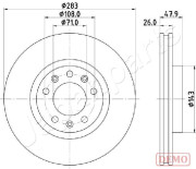 DI-0637C Brzdový kotouč JAPANPARTS