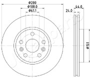 DI-0716 Brzdový kotouč JAPANPARTS