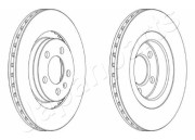 DI-0905 Brzdový kotouč JAPANPARTS