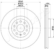 DI-0907 Brzdový kotouč JAPANPARTS