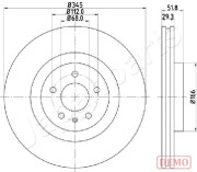 DI-0918C Brzdový kotouč JAPANPARTS