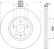 DI-0919 Brzdový kotouč JAPANPARTS