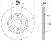 DI-0931 Brzdový kotouč JAPANPARTS