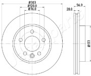 DI-0948 Brzdový kotouč JAPANPARTS