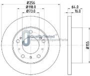 DI0267JM Brzdový kotouč GOLD JAPANPARTS