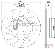 DI0528JM Brzdový kotouč GOLD JAPANPARTS