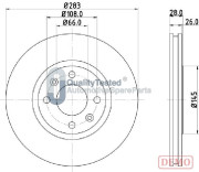 DI0627JM Brzdový kotouč GOLD JAPANPARTS