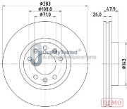 DI0637JM Brzdový kotouč GOLD JAPANPARTS