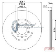 DI0901JM Brzdový kotouč GOLD JAPANPARTS