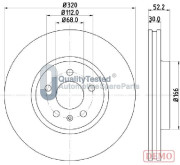 DI0917JM Brzdový kotouč GOLD JAPANPARTS