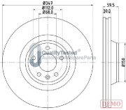 DI0925JM Brzdový kotouč GOLD JAPANPARTS