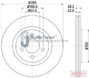 DI0944JM Brzdový kotouč GOLD JAPANPARTS