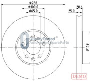 DI0950JM Brzdový kotouč GOLD JAPANPARTS