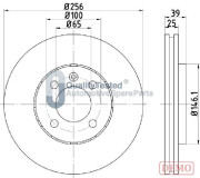 DI0951JM Brzdový kotouč GOLD JAPANPARTS