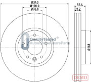 DI0954JM Brzdový kotouč GOLD JAPANPARTS