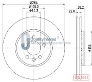 DI442JM Brzdový kotouč GOLD JAPANPARTS