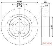 DP-0102C Brzdový kotouč JAPANPARTS