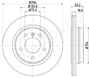 DP-0109 Brzdový kotouč JAPANPARTS